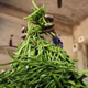 A farmer makes a heap of guar to sort them at Chiloda village in the western Indian state of Gujarat November 22, 2014. Farmers worry that oil firms a world away in the United States will buy less of their guar in future, ending a short-lived boom that helped Indian farmers out of poverty.